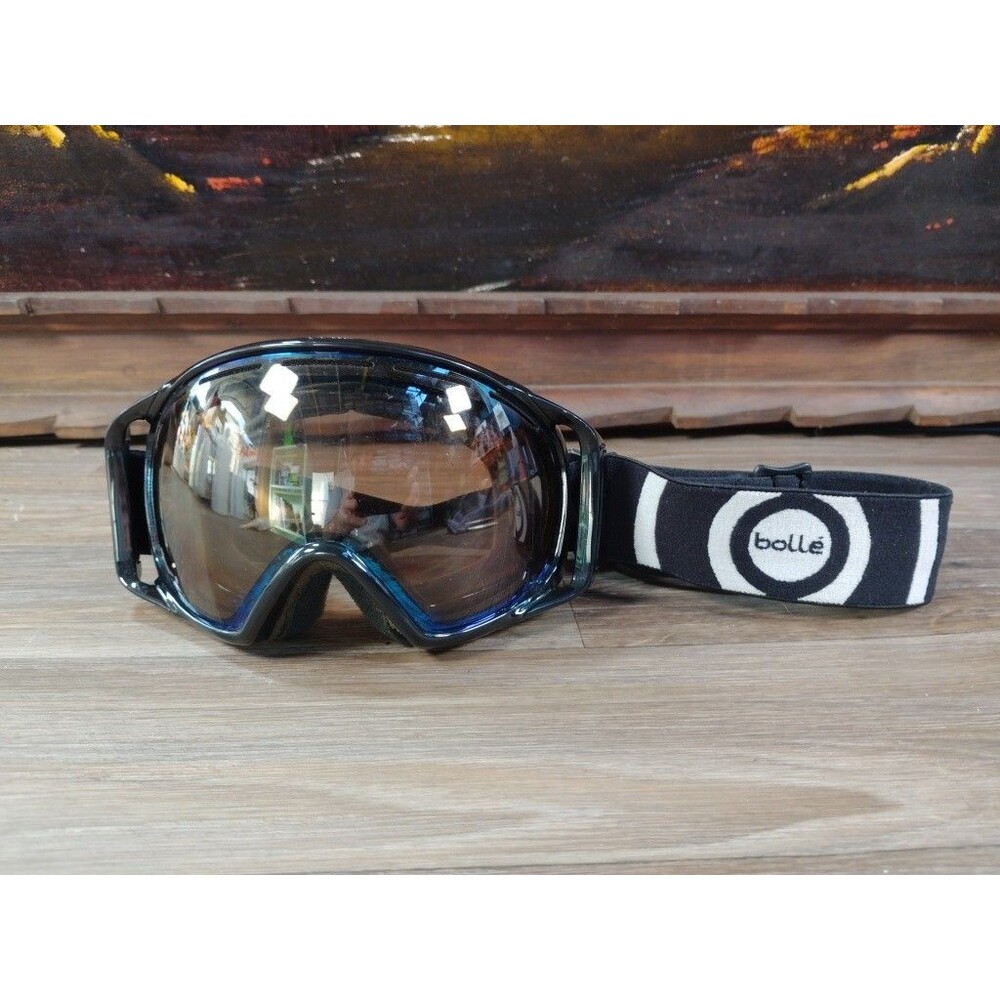 Bolle Ski Goggles Full Size Adjustable Strap Black Snowboarding